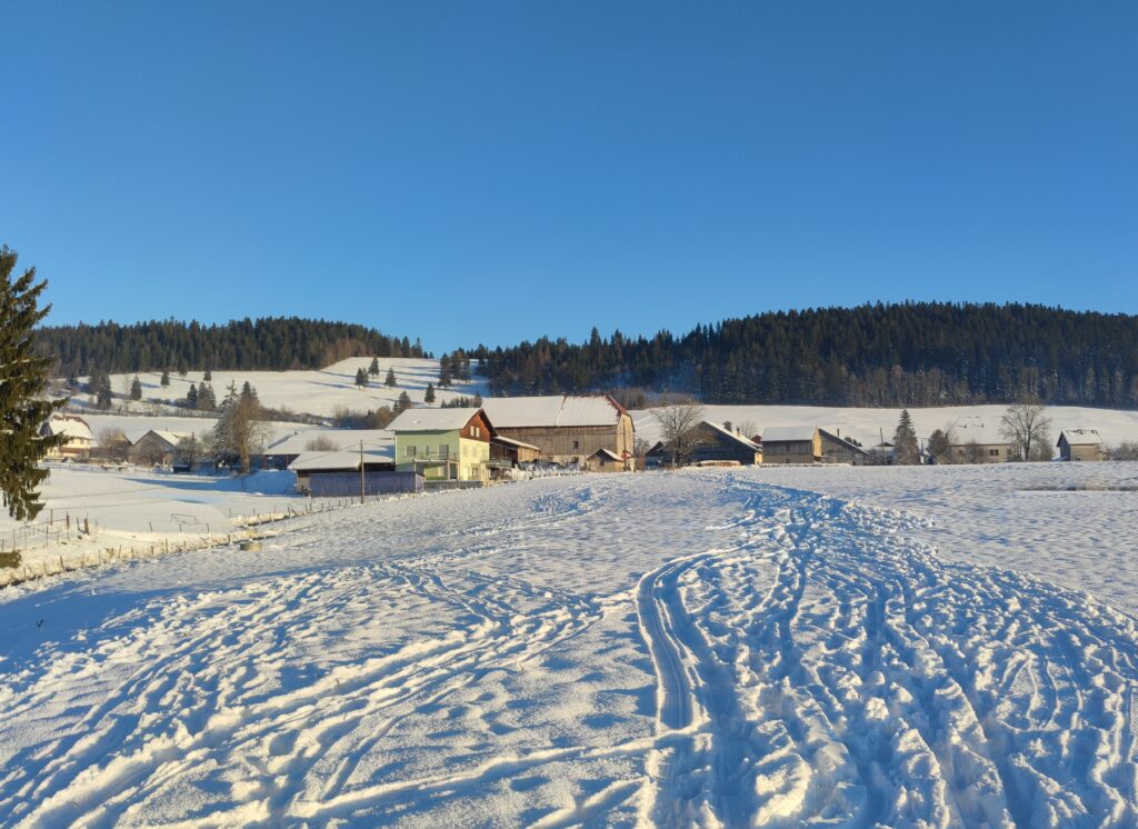 Les Frenelots recouverts de neige